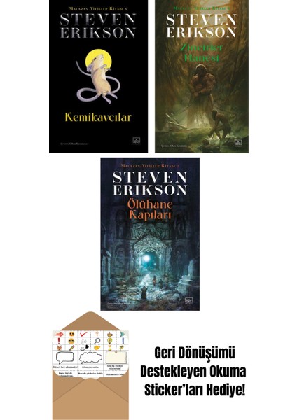Kemikavcılar / Malazan Yitikler Kitabı 6 (Ciltli) + Zincirler Hanesi – Malazan Yitikler Kitabı 4 + Ölühane Kapıları – Malazan Yitikler Kitabı 2