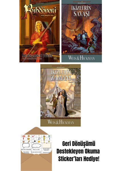 Ruhdöveni – Raistlin Tarihçeleri 1. Kitap + Ikizlerin Savaşı – Efsaneler Serisi 2. Kitap + Ikizlerin Zamanı – Efsaneler Serisi 1. Kitap