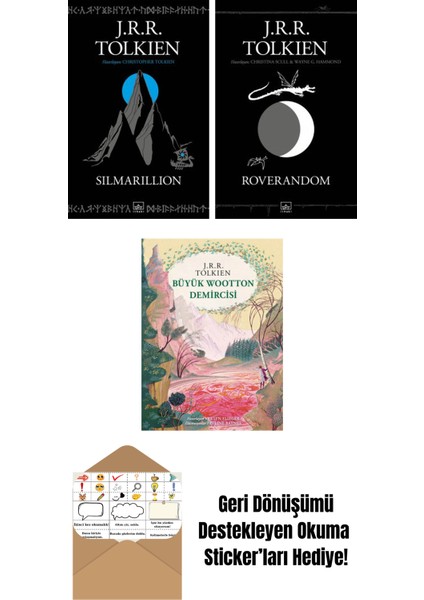 Silmarillion + Roverandom (Siyah Kapak) + Büyük Wootton Demircisi (Özel Ciltli Baskı)