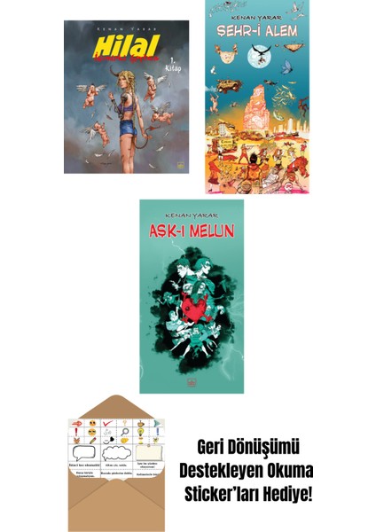Hilal 1. Kitap – Içimdeki Şeytan (Sınırlı Sayıda Imzalı) + Şehr-I Alem + Aşk-I Melun