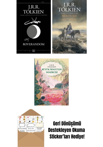 Roverandom (Siyah Kapak) + Beren ile Luthien + Büyük Wootton Demircisi (Özel Ciltli Baskı)