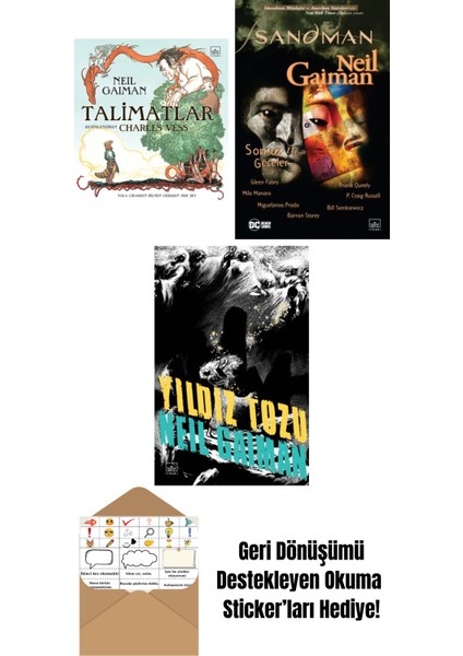 Talimatlar (Ciltli) + Sandman 11 – Sonsuz Geceler + Yıldız Tozu