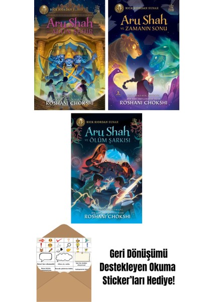 Aru Shah ve Altın Şehir + Aru Shah ve Zamanın Sonu + Aru Shah ve Ölüm Şarkısı