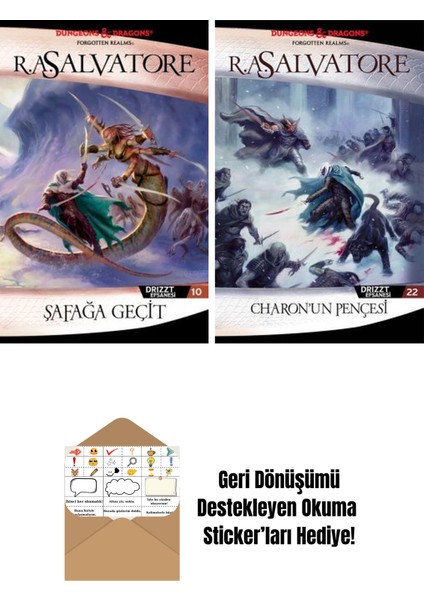 Şafağa Geçit – Drizzt Efsanesi 10. Kitap + Charon’un Pençesi – Drizzt Efsanesi 22. Kitap