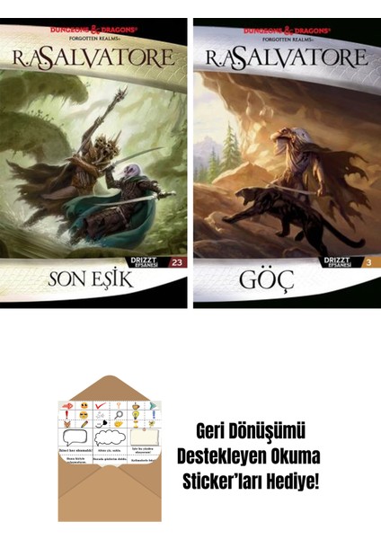 Son Eşik – Drizzt Efsanesi 23. Kitap + Göç – Drizzt Efsanesi 3. Kitap