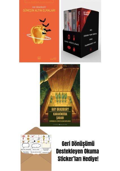 Güneşin Altın Elmaları + Kara Dörtleme Kutu Set (4 Kitap) + Karahindiba Şarabı