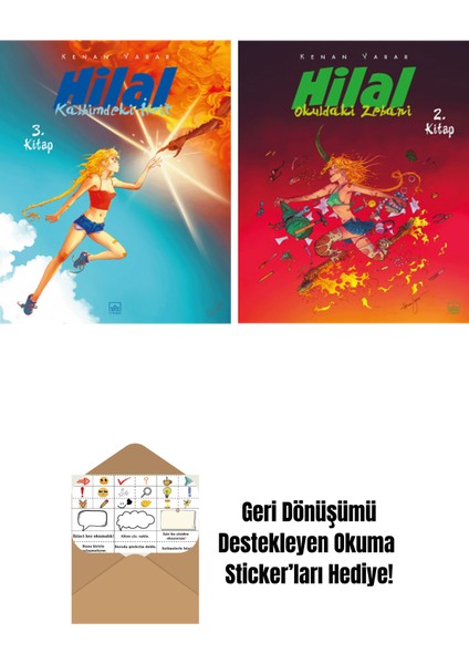 Hilal 3. Kitap – Kalbimdeki Ifrit + Hilal 2. Kitap – Okuldaki Zebani