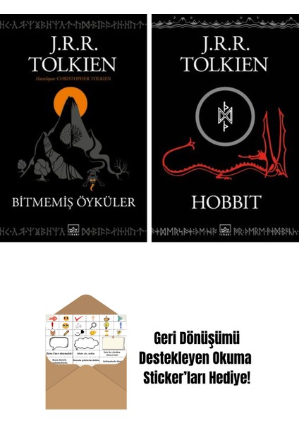 Bitmemiş Öyküler + Hobbit (Siyah Kapak)