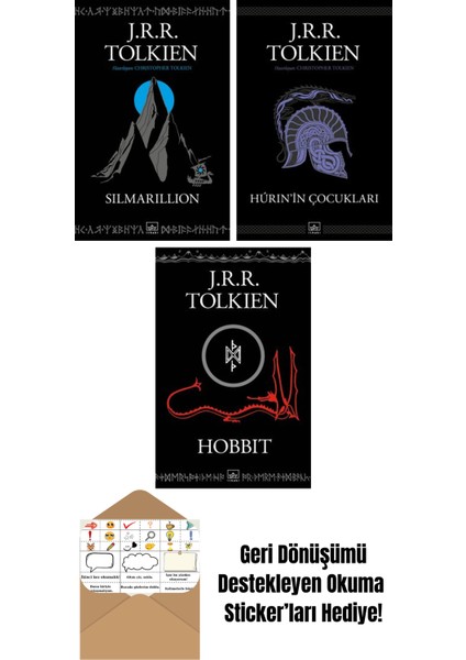 Silmarillion + Hurin’in Çocukları + Hobbit (Siyah Kapak)