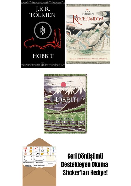 Hobbit (Siyah Kapak) + Roverandom (Özel Ciltli Baskı) + Hobbit (Özel Ciltli Baskı)