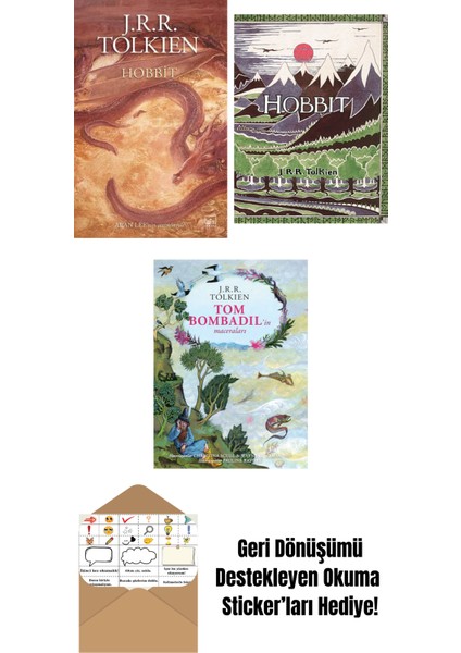 Hobbit (Resimli – Ciltli) + Hobbit (Özel Ciltli Baskı) + Tom Bombadil’in Maceraları (Özel Ciltli Baskı)