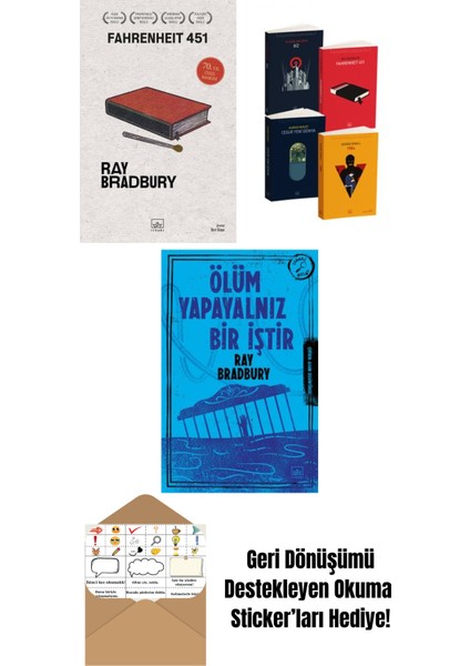 Fahrenheit 451 (70. Yıl Özel Baskısı) + Kara Dörtleme Set + Ölüm Yapayalnız Bir Iştir