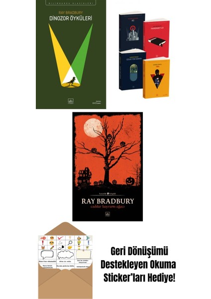 Dinozor Öyküleri + Kara Dörtleme Set + Cadılar Bayramı Ağacı