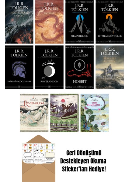 J.r.r. Tolkien 11 Kitap Seti