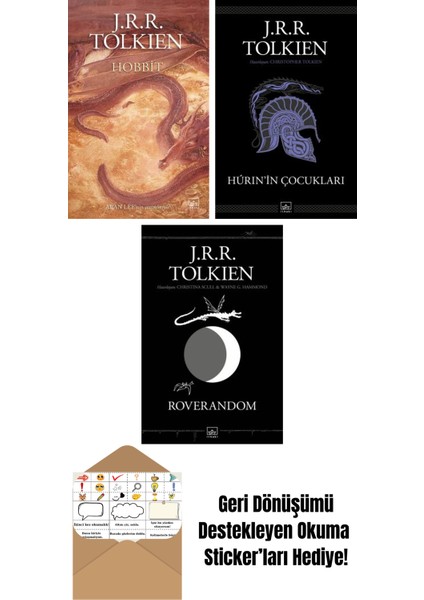 Hobbit (Resimli – Ciltli) + Hurin’in Çocukları + Roverandom (Siyah Kapak)