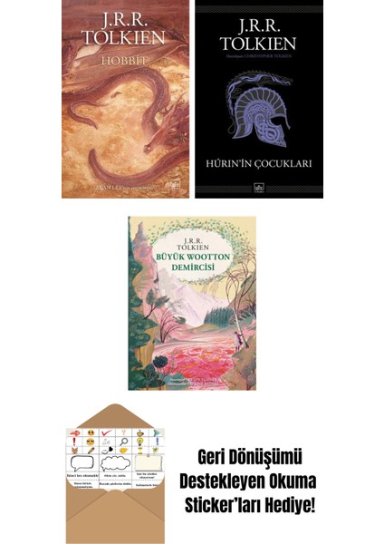 Hobbit (Resimli – Ciltli) + Hurin’in Çocukları + Büyük Wootton Demircisi (Özel Ciltli Baskı)