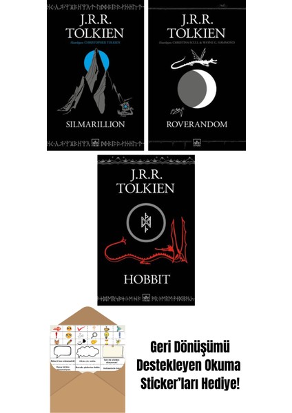 Silmarillion + Roverandom (Siyah Kapak) + Hobbit (Siyah Kapak)