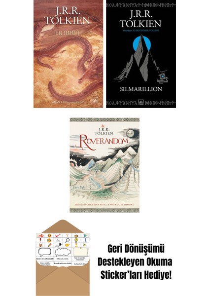 Hobbit (Resimli – Ciltli) + Silmarillion + Roverandom (Özel Ciltli Baskı)