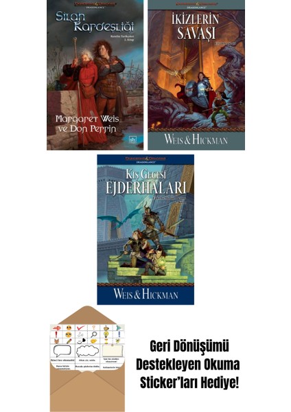 Silah Kardeşliği – Raistlin Tarihçeleri 2. Kitap + Ikizlerin Savaşı – Efsaneler Serisi 2. Kitap + Kış Gecesi Ejderhaları – Ejderha Mızrağı Destanı 2. Kitap
