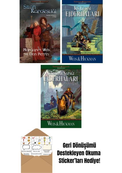Silah Kardeşliği – Raistlin Tarihçeleri 2. Kitap + Kış Gecesi Ejderhaları – Ejderha Mızrağı Destanı 2. Kitap + Ilkbahar Şafağı Ejderhaları – Ejderha Mızrağı Destanı 3. Kitap