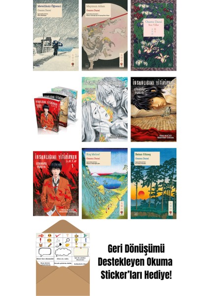 Osamu Dazai 9 Kitap Seti