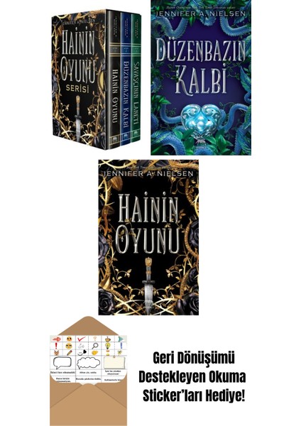 Hainin Oyunu Serisi Kutulu Set + Düzenbazın Kalbi + Hainin Oyunu