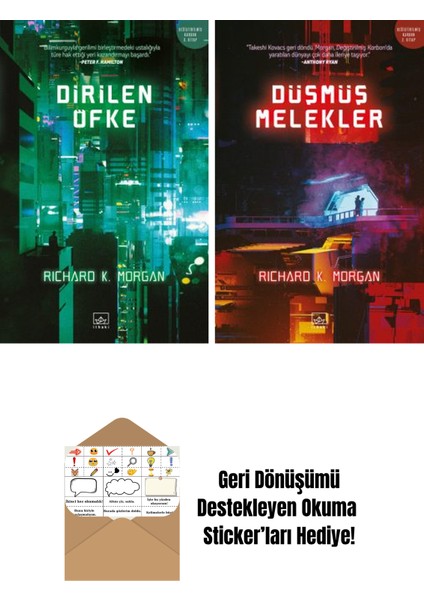 Dirilen Öfke – Değiştirilmiş Karbon 3. Kitap + Düşmüş Melekler – Değiştirilmiş Karbon 2. Kitap