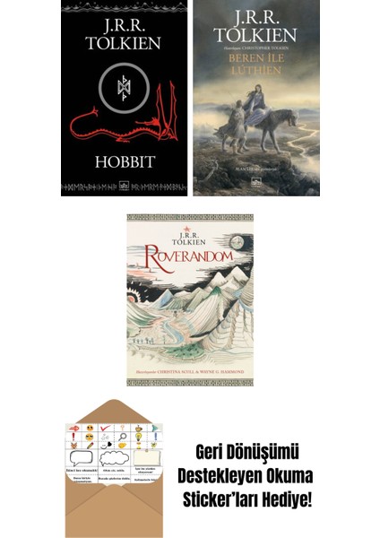 Hobbit (Siyah Kapak) + Beren ile Luthien + Roverandom (Özel Ciltli Baskı)