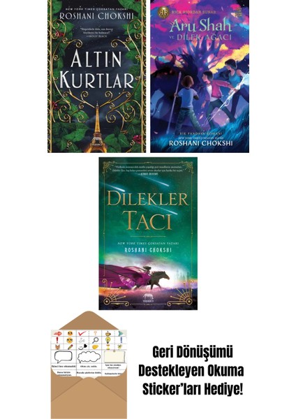 Altın Kurtlar + Aru Shah ve Dilek Ağacı + Dilekler Tacı