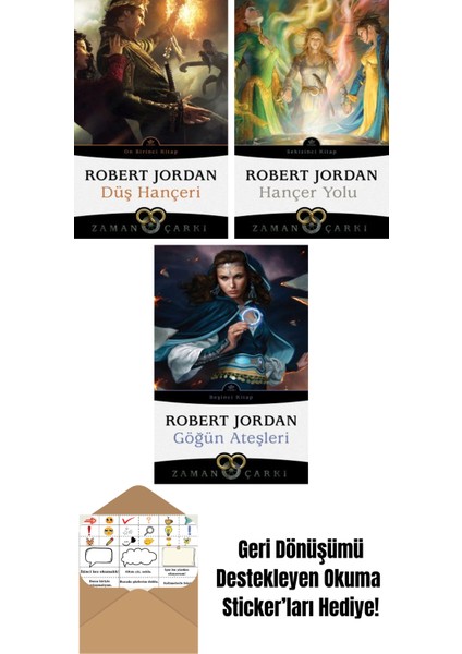 Düş Hançeri – Zaman Çarkı 11 + Hançer Yolu – Zaman Çarkı 8 + Göğün Ateşleri – Zaman Çarkı 5