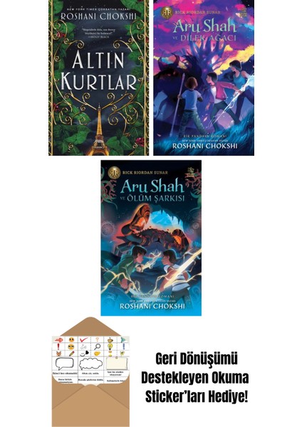 Altın Kurtlar + Aru Shah ve Dilek Ağacı + Aru Shah ve Ölüm Şarkısı