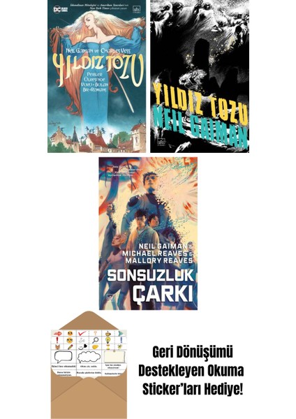 Yıldız Tozu (Resimli Edisyon) + Yıldız Tozu + Sonsuzluk Çarkı – Ara Dünya 3 (Ciltli)