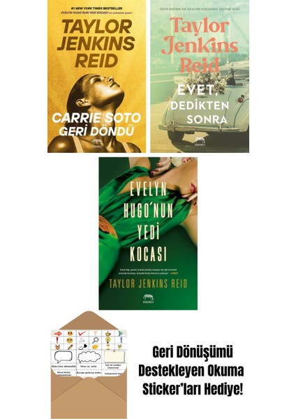 Carrie Soto Geri Döndü + Evet, Dedikten Sonra + Evelyn Hugo’nun Yedi Kocası