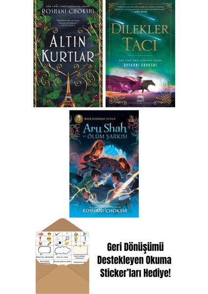 Altın Kurtlar + Dilekler Tacı + Aru Shah ve Ölüm Şarkısı