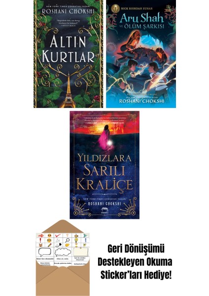 Altın Kurtlar + Aru Shah ve Ölüm Şarkısı + Yıldızlara Sarılı Kraliçe