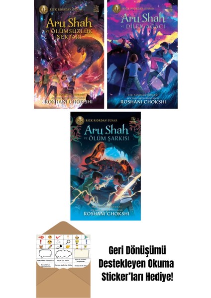 Aru Shah ve Ölümsüzlük Nektarı + Aru Shah ve Dilek Ağacı + Aru Shah ve Ölüm Şarkısı