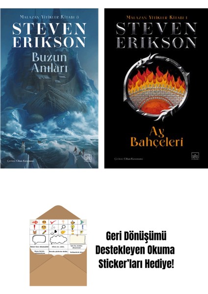 Buzun Anıları – Malazan Yitikler Kitabı 3 + Ay Bahçeleri – Malazan Yitikler Kitabı 1 (Ciltli)