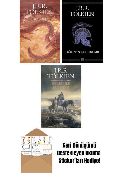 Hobbit (Resimli – Ciltli) + Hurin’in Çocukları + Beren ile Luthien