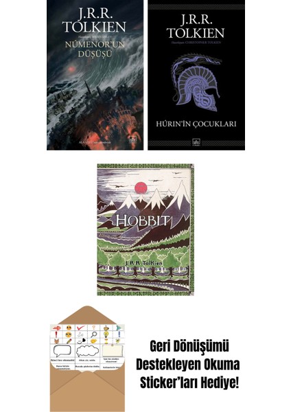 Númenor’un Düşüşü + Hurin’in Çocukları + Hobbit (Özel Ciltli Baskı)
