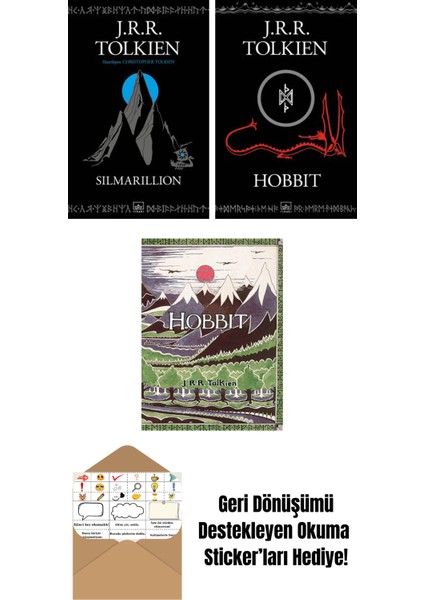 Silmarillion + Hobbit (Siyah Kapak) + Hobbit (Özel Ciltli Baskı)
