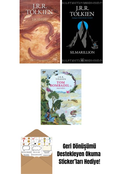 Hobbit (Resimli – Ciltli) + Silmarillion + Tom Bombadil’in Maceraları (Özel Ciltli Baskı)