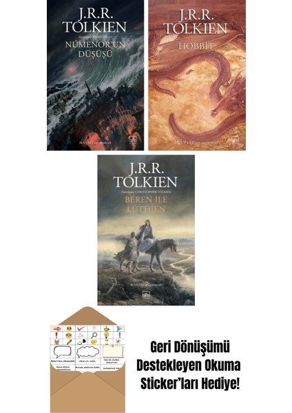 Númenor’un Düşüşü + Hobbit (Resimli – Ciltli) + Beren ile Luthien