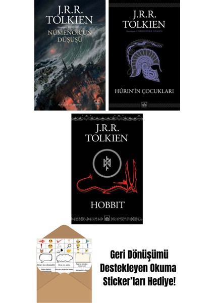 Númenor’un Düşüşü + Hurin’in Çocukları + Hobbit (Siyah Kapak)