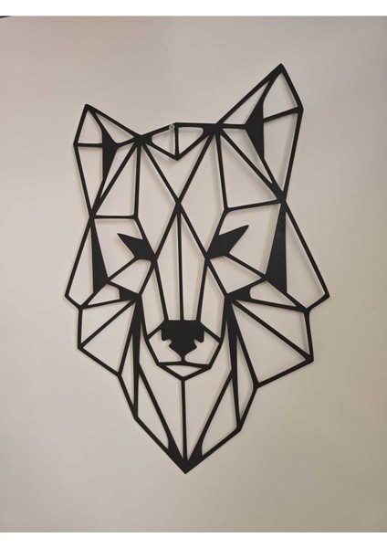 Geometrik Kurt Ahşap Duvar Süsü 30X42, Şık ve Doğal Dekorasyon Ürünü fiyatları