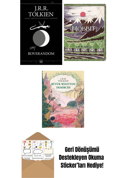 Roverandom (Siyah Kapak) + Hobbit (Özel Ciltli Baskı) + Büyük Wootton Demircisi (Özel Ciltli Baskı)
