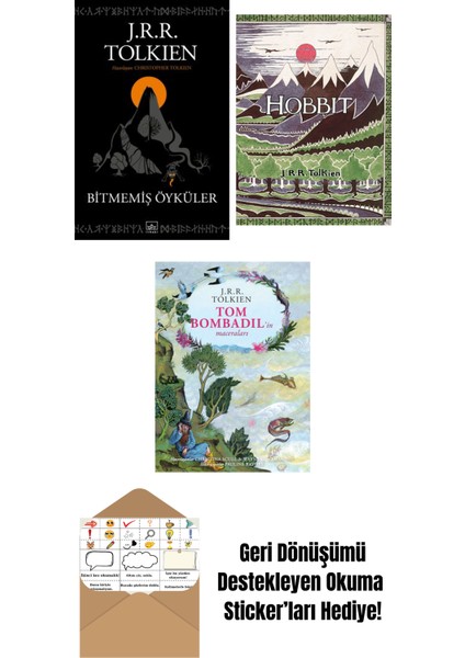 Bitmemiş Öyküler + Hobbit (Özel Ciltli Baskı) + Tom Bombadil’in Maceraları (Özel Ciltli Baskı)