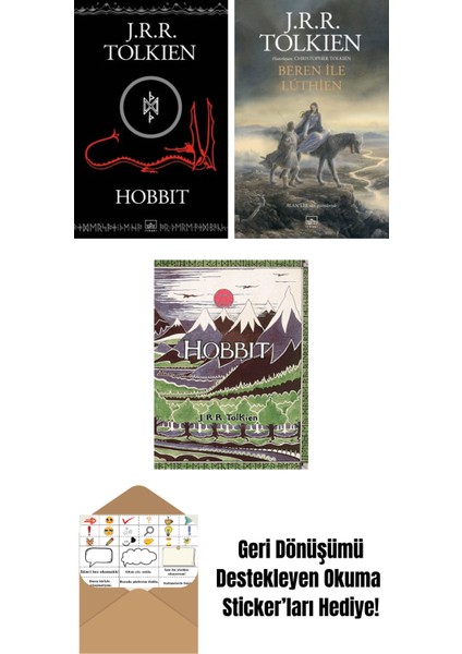 Hobbit (Siyah Kapak) + Beren ile Luthien + Hobbit (Özel Ciltli Baskı)