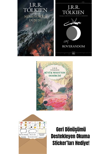Númenor’un Düşüşü + Roverandom (Siyah Kapak) + Büyük Wootton Demircisi (Özel Ciltli Baskı)