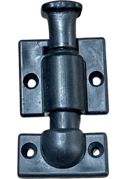 Oval Bazalara Uygun Cam Balkon Kilidi, 1 Adet, Şık ve Kullanışlı Siyah Renkli.