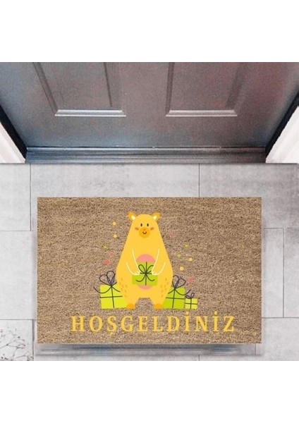 Kapı Önü Paspası Dekoratif Dijital Baskı HAYVANLARP-2756